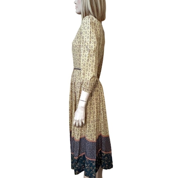 Suttles & Seawinds Vintage Victorian Dress House on Prairie Cottagecore Cotton - Picture 6 of 15